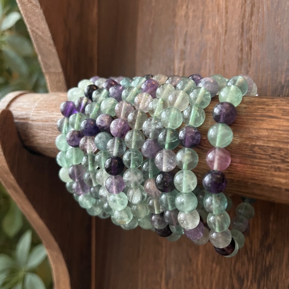 Rainbow Fluorite Bracelet (One)